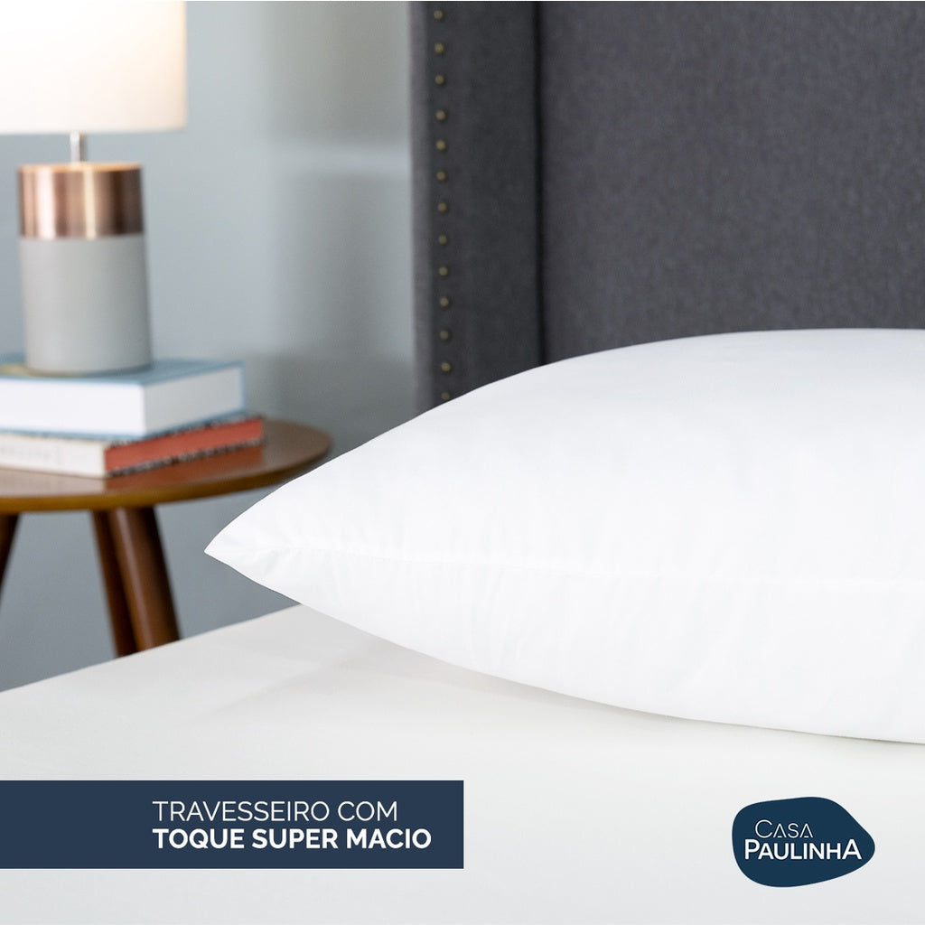 KIT 2 TRAVESSEIROS SOFTY FIRME 70X50