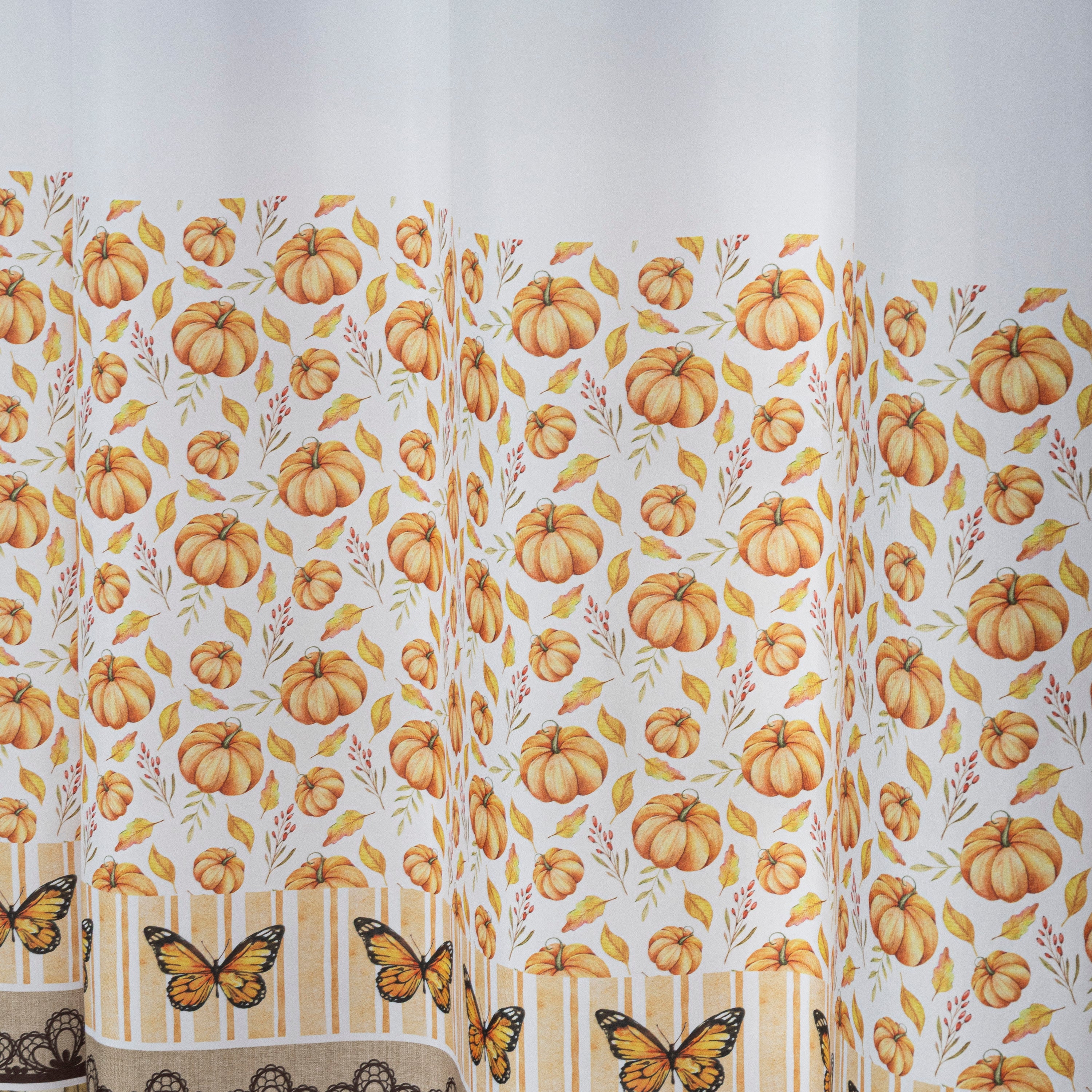 CORTINA DE COZINHA ESTAMPADA 2,00X1,50 OXFORD COM ILHÓS