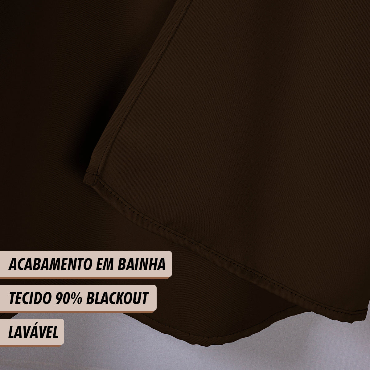 CORTINA BLACKOUT DE TECIDO - TAMANHO PEQUENO