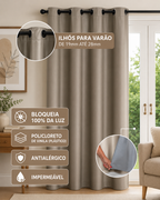 CORTINA BLACKOUT DE PVC PORTA BALCÃO