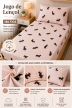 JOGO DE LENÇOL BASIC ESTAMPADO