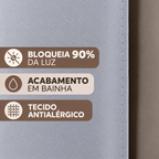 CORTINA BLACKOUT DE TECIDO - TAMANHO PEQUENO