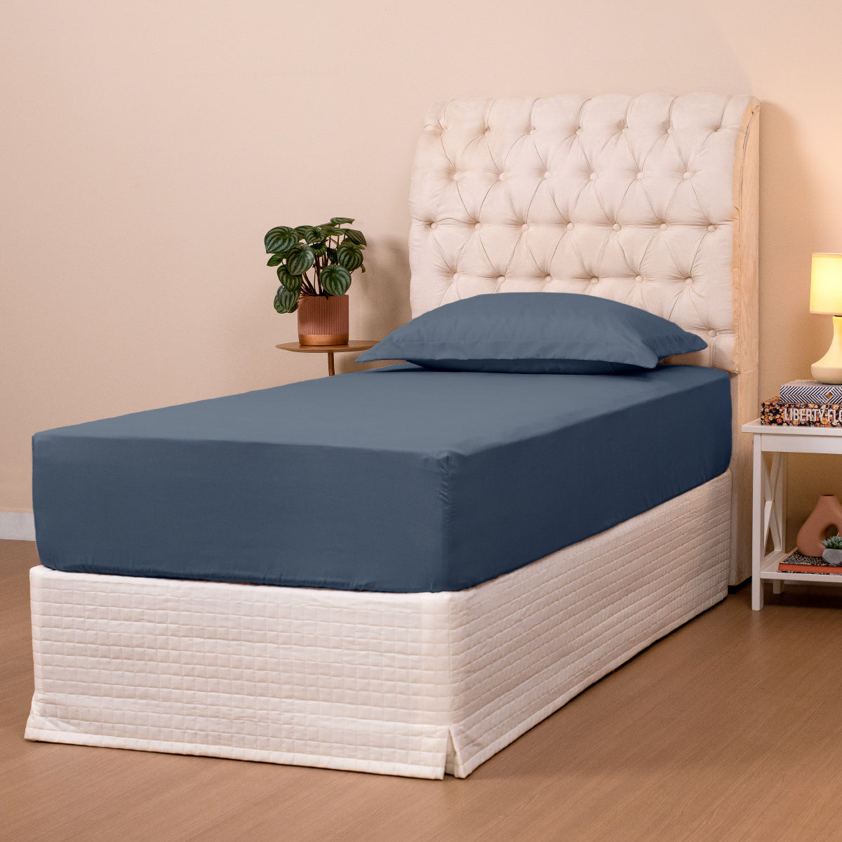 JOGO LENÇOL SOLTEIRO 2 PÇS 200 FIOS