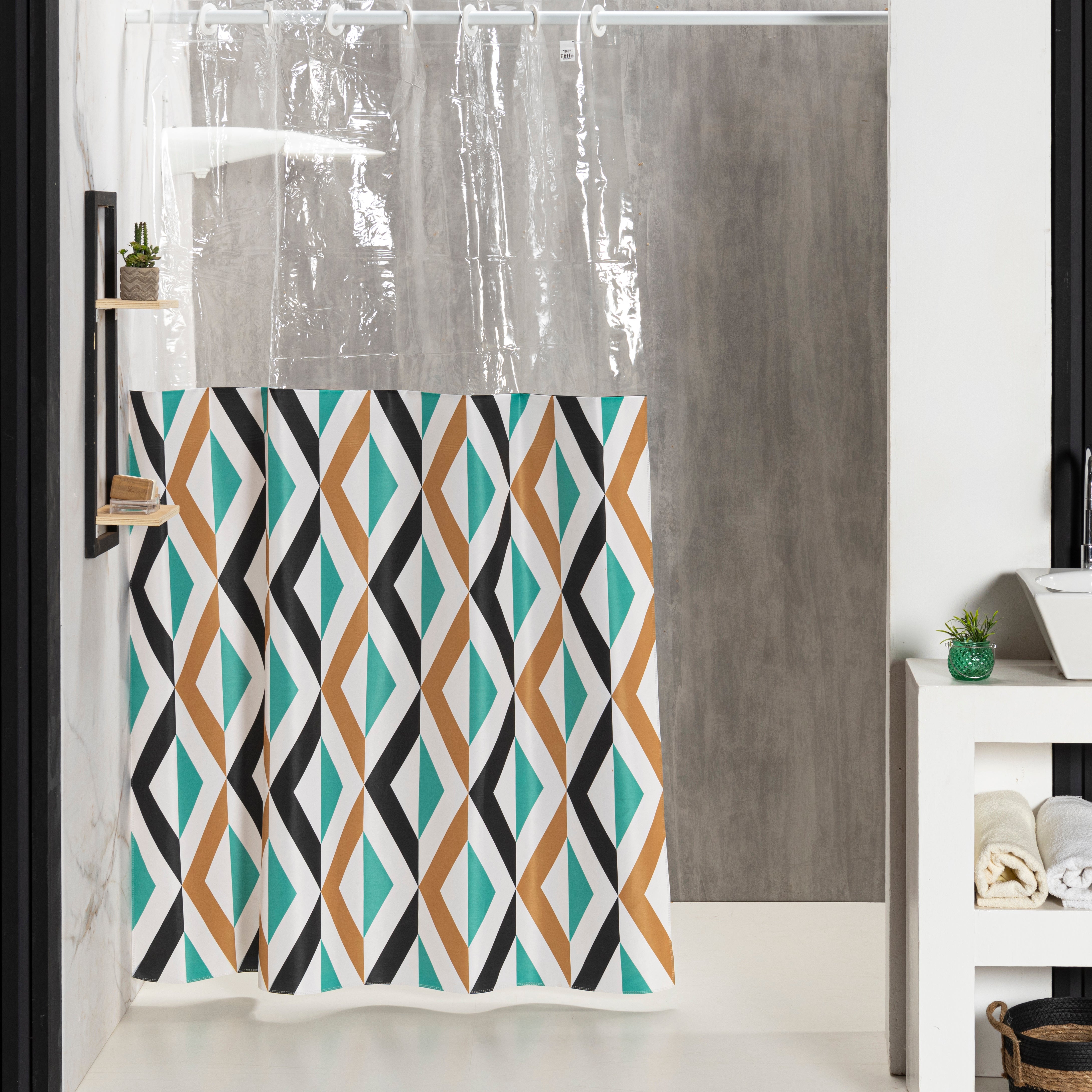 CORTINA PARA BOX ESTAMPADA