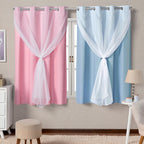 CORTINA BLACKOUT DE PVC COM VOIL