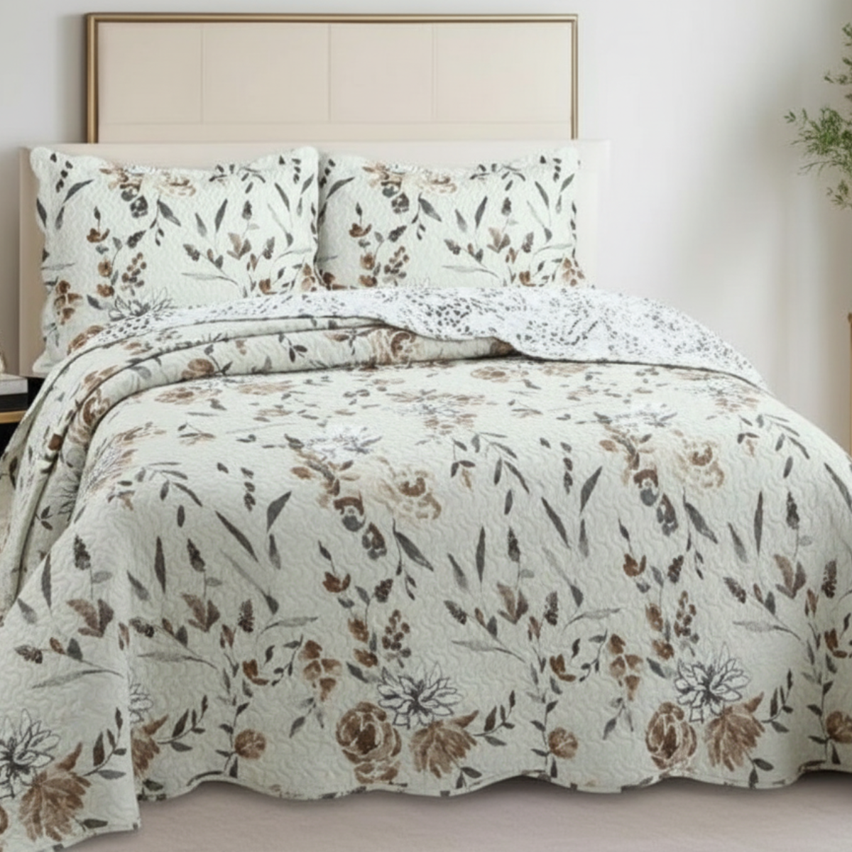 COBRE LEITO EVOLUTION FLORAL DUPLA FACE