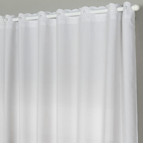 CORTINA DE COZINHA ESTAMPADA 2,00X1,50 OXFORD  SEM ILHÓS