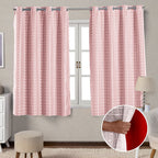 CORTINA BLACKOUT DE PVC COM VOIL XADREZ