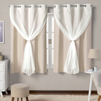 CORTINA BLACKOUT DE PVC COM VOIL