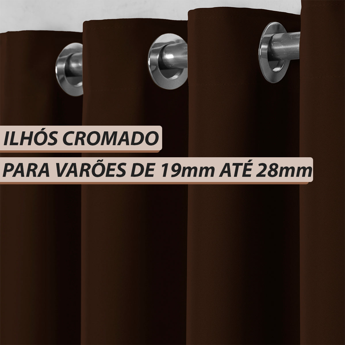 CORTINA BLACKOUT DE TECIDO - TAMANHO PEQUENO