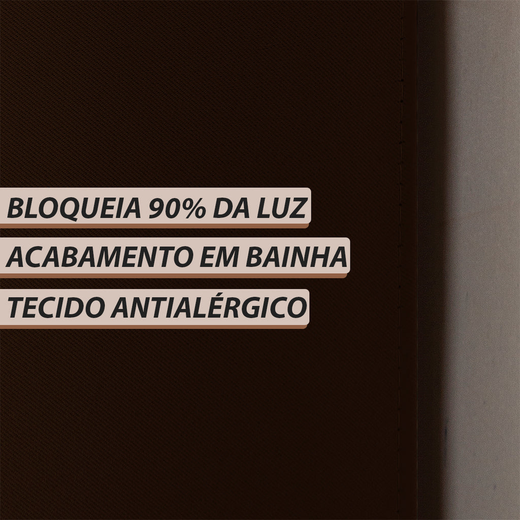 CORTINA BLACKOUT DE TECIDO - TAMANHO PEQUENO