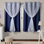 CORTINA BLACKOUT DE PVC COM VOIL