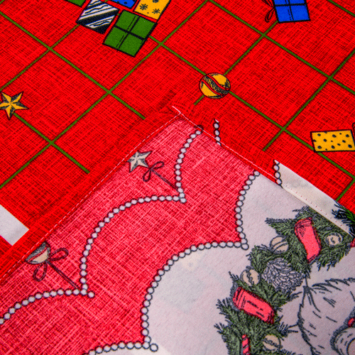 TOALHA DE MESA OXFORD ESTAMPADA NATAL