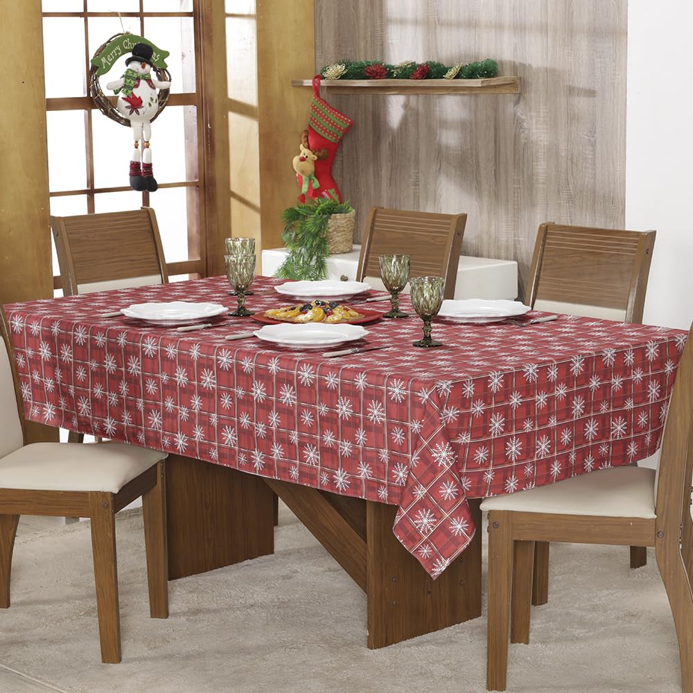 TOALHA DE MESA NATALINA ESTAMPADA