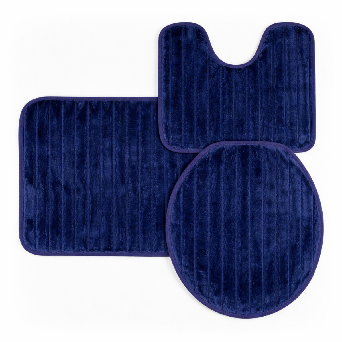 JOGO DE BANHEIRO CANELADO ANTIDERRAPANTE