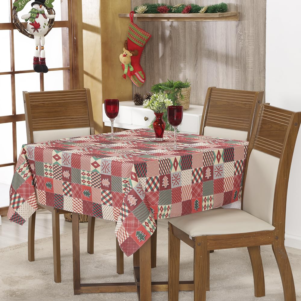 TOALHA DE MESA NATALINA ESTAMPADA