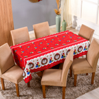 TOALHA DE MESA OXFORD ESTAMPADA NATAL