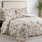 COBRE LEITO EVOLUTION FLORAL DUPLA FACE
