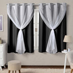 CORTINA BLACKOUT DE PVC COM VOIL