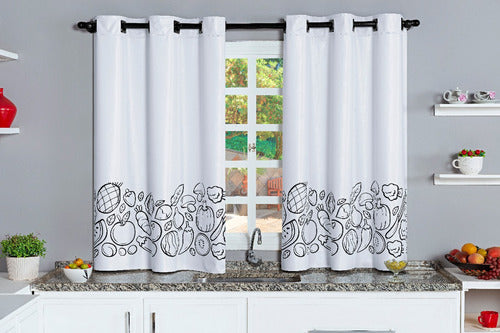 CORTINA BLACKOUT DE PVC 2,20X1,30 ESTAMPADA