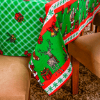 TOALHA DE MESA OXFORD ESTAMPADA NATAL