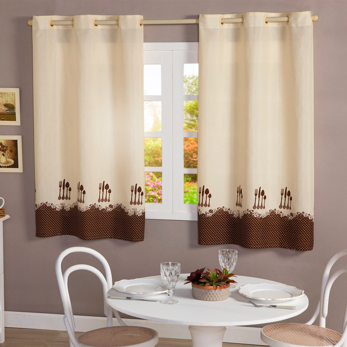 CORTINA COZINHA ESTAMPADA LINHÃO