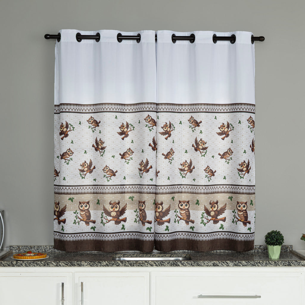CORTINA DE COZINHA ESTAMPADA 2,00X1,50 OXFORD