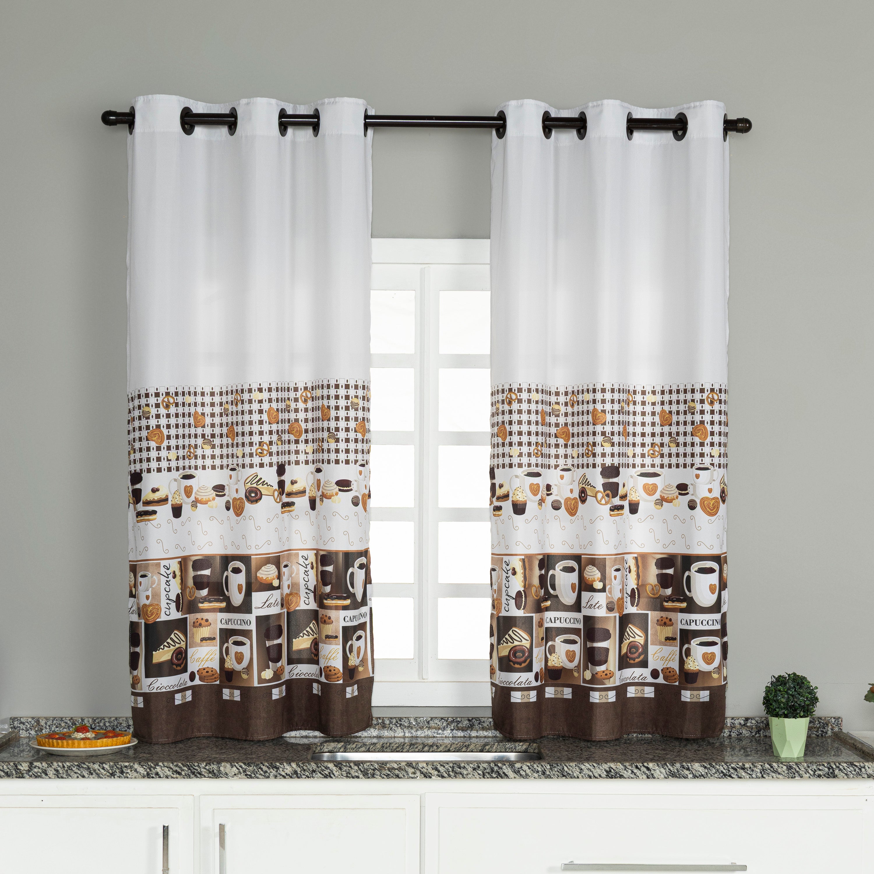 CORTINA DE COZINHA ESTAMPADA 2,00X1,50 OXFORD