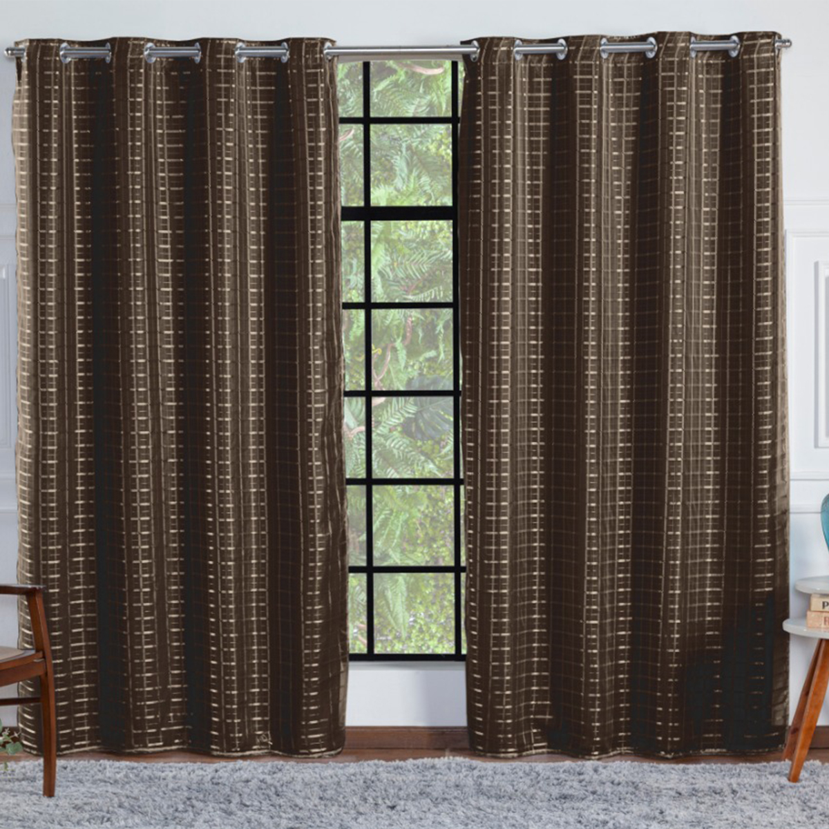 CORTINA BLACKOUT DE PVC COM VOIL XADREZ 2,80X2,30 CORTINA BLACKOUT DE PVC COM VOIL XADREZ 2,80X2,30