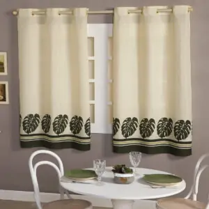 CORTINA ESTAMPADA PARA COZINHA 2,20X1,40